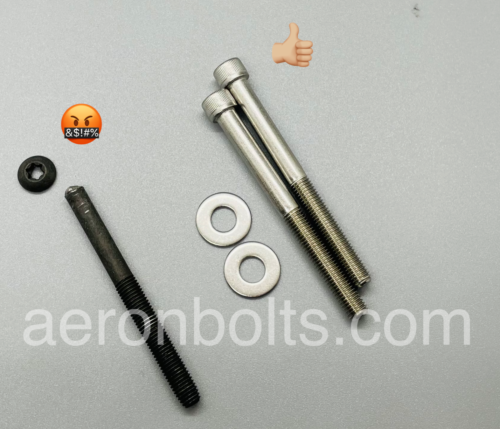 Replacement bolts for Herman Miller Aeron chair armrest